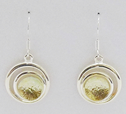 LIght amber earrings